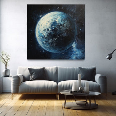 Planet Acrylic Painting
